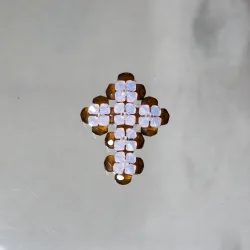  - Brooch Serina -  - Laiton argenté